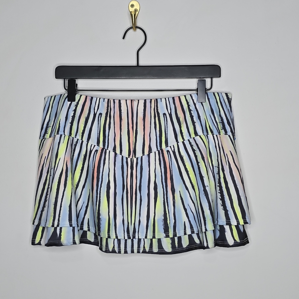 Lucky In Love Going Wild 12" Flip Skirt Size Large Tennis Golf Pickball NWT